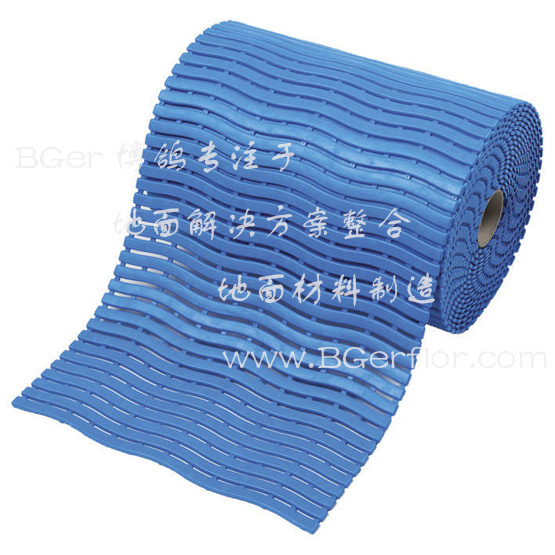 S形波浪紋理防滑疏水地墊 游泳館泳池 更衣室 洗浴室防滑地毯