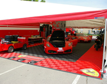 鎖扣式車展地臺材料，環(huán)環(huán)相扣快速拼接鋪裝