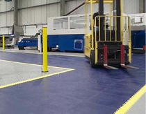 廠房車(chē)間耐磨型走叉車(chē)地板