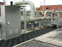 工業(yè)平臺(tái)網(wǎng)格地墊地板 防滑 抗紫外線 防腐蝕 工廠露天工業(yè)控制平臺(tái)格柵地墊